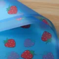 Waterproof strawberry bouquet wrapping paper Korean floral packaging DIY craft material - 20 Sheets/Pack (56x56cm) / Sapphire Blue