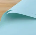 Light blue dual-color Ouyapaper flower wrapping material for DIY bouquet decoration supply. - Sky Blue