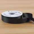 Μαύρη μονόχρωμη σατέν κορδέλα 2.5cm σε πλάτος για συσκευασία δώρων και ανθοδέσμης - 2.5cm*32 Yards/Roll / Μαύρο