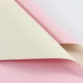 Zweifarbiges Blumen-Geschenkpapier für DIY-Blumensträuße und Dekoration, zartes Rosa und Creme. - Ouyah Papier 20 Blatt / Wasserrosa / Milchweiß