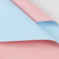 Zweifarbiges Ouyajia Blumenverpackungspapier für DIY Blumensträuße und Geschenkverpackung. - Ouyah Papier 20 Blatt / Hellrosa / Yinying Blau