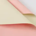 Macaron wasserdichtes Blumen-Geschenkpapier Rollen einfarbig Blumenverpackung Material - Ouyah Papier 20 Blatt / Lotoswurzel Rosa / Braun