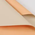Hochwertiges zweifarbiges Blumen-Geschenkpapier fuer DIY Blumenstraeusse und floristische Dekoration. - Ouyah Papier 20 Blatt / Honigmelone / Milchtee