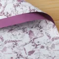 Papel de envolver flores impermeable con estampado de mariposas moradas. - 20 Piezas/Paquete / Ciruela Oscura Púrpura