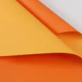 Zweifarbiges Ouya Blumen Geschenkpapier Wasserdicht Blumenstrauß DIY Verpackungsmaterial - Ouyah Papier 20 Blatt / Mandarine / Zitronengelb