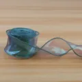 Ιριδίζουσα κορδέλα οργάντζας για δώρα, 4cm πολύχρωμη κορδέλα λουλουδιών χειροτεχνίας - 10 Γιάρδες / Πράσινο Παραλλαγής