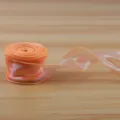 10 Yards 4CM Πορτοκαλί Ιριδίζουσα Κορδέλα Οργαντζα για Συσκευασία Δώρων Λουλουδιών DIY - 10 Γιάρδες / Πορτοκαλί πεπονιού