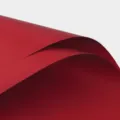 Papier d'emballage floral Ouya rouge foncé uni, papier d'art imperméable pour les cadeaux. - Rouge Riche