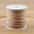 3mm faux suede leather cord on spool for gift wrapping and floral decoration craft. - Cowhide Leather