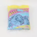 Light blue latex balloons 100 pcs pack, thick durable party decoration for wedding birthday celebration - Sky Blue