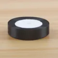 Black satin ribbon 2cm wide for floral packaging gift box wrapping DIY craft decoration - Black