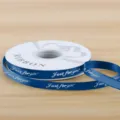Blue satin ribbon 1cm gift wrapping ribbon flower bouquet packaging DIY craft ribbon spool - 1CM*32 Yards/Roll / Sapphire Blue