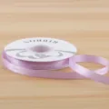 Purple satin ribbon 1cm width with Just for you text for gift wrapping and DIY crafts SKU - 1CM*32 Yards/Roll / Light Purple
