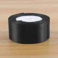 Schwarze Satinband Rolle 4cm breit fuer Blumenverpackung und Geschenke DIY Basteln. - 25 Yards Pro Rolle / Schwarz