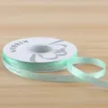 Mint green ribbon variant, 1cm width satin fabric for floral gift packaging and DIY crafts. - 1CM*32 Yards/Roll / Teal Blue
