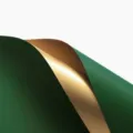 Waterdicht bloemeninpakpapier groen en goud BOPP folie voor boeketverpakking en bloemen - Voordeelverpakking 20 Vellen / Turkoois Groen
