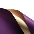 Waterdicht bloemeninpakpapier paars en goud metallic ontwerp voor DIY boeket verpakking. - Voordeelverpakking 20 Vellen / Puddingpaars