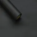 Rouleau de papier d'emballage floral noir imperméable pour bouquet, résistant et neuf. - Rouleau 57cmx10yds / Noir Graphite