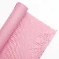 Rouleau de papier bulle en nid d'abeille rose pour emballage floral et protection de cadeau. - 50cm*10 Yards/Rouleau / Rose Miel