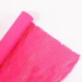 Papier d'emballage en maille nid d'abeille rose, rouleau d'art floral creux pour cadeaux. - 50cm*10 Yards/Rouleau / Rose Barbie