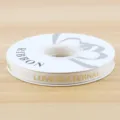 Nastro grosgrain 1cm con stampa dorata amore e eterno per confezioni regalo fai da te. - 1CM*32 Iarde/Rotolo Stampato a Caldo / Bianco avorio