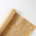 Umweltfreundliche Wabenpapier Rolle in Braun, Netz Material für Blumenverpackung. - 50cm*10 Yards/Rolle / Kraftpapier Braun