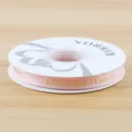 Nastro Grosgrain Rosa con Scritta Dorata 1cm DIY Bouquet Confezione Regalo Nastro per Negozio - 1CM*32 Iarde/Rotolo Stampato a Caldo / Rosa chiaro