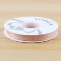 1cm pink grosgrain ribbon with gold foil English text, perfect for DIY gift wrapping and crafts. - 1CM*32 Yards/Roll Gold Stamped / Lotus root pink