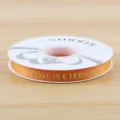 1cm gold stamped ribbon for gift wrapping floral bouquet diy crafts packaging materials - 1CM*32 Yards/Roll Gold Stamped / Turmeric