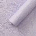 Carta da regalo floreale lavanda strutturata, carta stropicciata spessa 120g per bouquet. - Viola chiaro