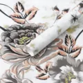 Retro bloemen boeket inpakpapier waterdicht dik materiaal rol voor bloemstuk - 20 Stuks/Pak (56x56cm) / Jade Wit