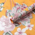 Dubbelzijdig bloemeninpakpapier met retro roze rozenpatroon voor prachtige boeketverpakking. - 20 Stuks/Pak (56x56cm) / Zon Oranje