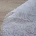 White Rose Pattern Waterproof Flower Wrapping Paper Bouquet Material Korean Style 20 Sheets - Rose Beauty 20 Sheets / 56*56cm/Sheet / Light Purple