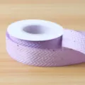 Purple rhinestone cotton ribbon variant, 2.5cm width, perfect for floral and gift wrapping. - 2.5cmx10 Yards / Light Purple