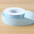 2.5cm studded cotton ribbon light blue gift wrapping ribbon for floral bouquet diy packaging - 2.5cmx10 Yards / Blue