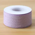 Purple rhinestone cotton ribbon 2.5cm for DIY floral gift packaging and cake wrapping decor. - 4.0cmx10 Yards / Light Purple