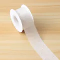 2.5cm rhinestone sheer ribbon for gift wrapping, flower bouquet and DIY craft decoration. - Light Nude [Rhinestone Satin Ribbon] 4cm * 20 Yards/Roll / Light Nude