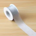 Silver 2.5cm rhinestone ribbon roll for floral bouquet gift wrapping and DIY crafts decoration. - Light Gray [Rhinestone Satin Ribbon] 4cm * 20 Yards/Roll / Light Gray