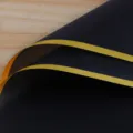 Μαύρο αδιάβροχο χαρτί περιτυλίγματος λουλουδιών με χρυσό τελείωμα για DIY ανθοδέσμη - 20 Τεμάχια/Συσκευασία / Μαύρο