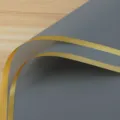 Grey waterproof flower wrapping paper with elegant gold edge design for DIY bouquet floral. - 20 Pieces/Pack / Advanced Gray