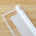 Waterproof OPP floral wrapping paper roll with simple white border frame design for bouquets. - 54*54cm/Sheet 20 Sheets/Pack / White