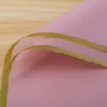 Pink gold edge waterproof jelly film floral wrapping paper for DIY bouquet flower shop supplies. - 20 Pieces/Pack / Silver Red