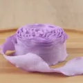 Helllila gerüschtes Band 2.5cm breite Fischschwanzspitze für Geschenke und Blumen DIY Handwerk - 2.5cmx10 Yards / Flieder