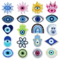 Evil Eye Embroidered Patches Hamsa Hand Cloth DIY Badge Applique for Clothes Jackets - Full Set of 20 Pcs
