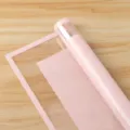 Pink border cellophane floral wrapping paper roll for bouquet packaging and gift decoration - 54*54cm/Sheet 20 Sheets/Pack / Sakura Pink