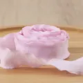 Rosa Rüschen Fischschwanz Band 2.5cm für DIY Geschenkverpackung Blumen Dekoration Handarbeit. - 2.5cmx10 Yards / Rosa