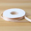 1cm ribbon pink love forever printed satin ribbon for gift wrapping floral bouquet wedding - 1cm*32yd/Roll (love forever) / Apricot