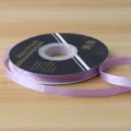 1cm purple ribbon printed with love forever, ideal for flower bouquet and gift wrapping. - 1cm*32yd/Roll (love forever) / Light Purple