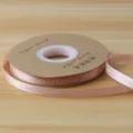 Pink 1cm ribbon roll with love forever text for flower bouquet gift wrapping and DIY crafts - 1cm*32yd/Roll (love forever) / Champagne