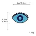Evil eye embroidery patch DIY clothing accessory embroidered badge blue eye appliques - Evil Eye Style (11922)